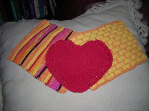 The dishcloths for 'other' sister Sue.